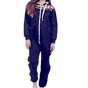 Skylinewears Gray Western Jogger Jumpsuit Large